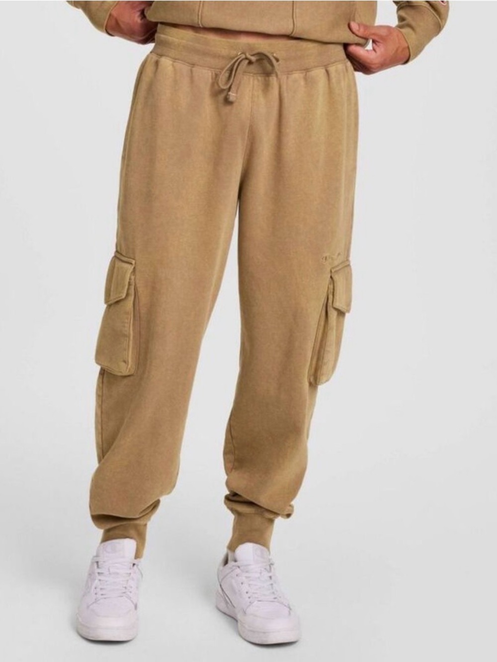 Champion Tan Sweatpants with Branded Tag